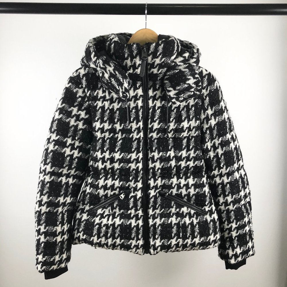 MADALYN Houndstooth Down Jacket